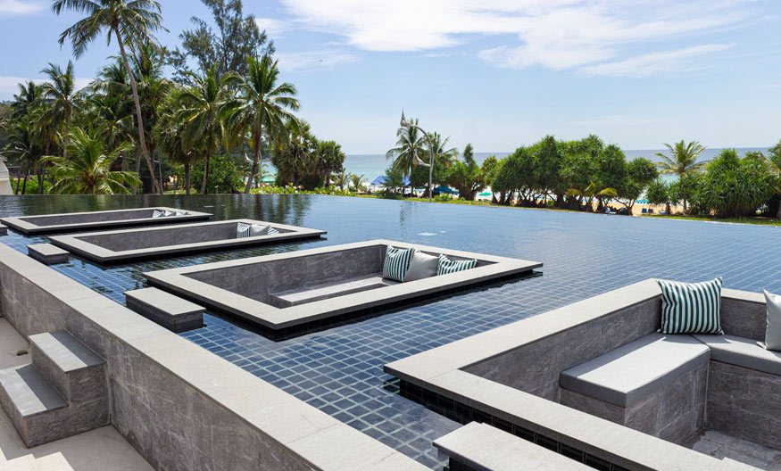 The ULTIMATE Sea View resort experience with Sunken Lounges and Shallow Infinity Terrace Pools