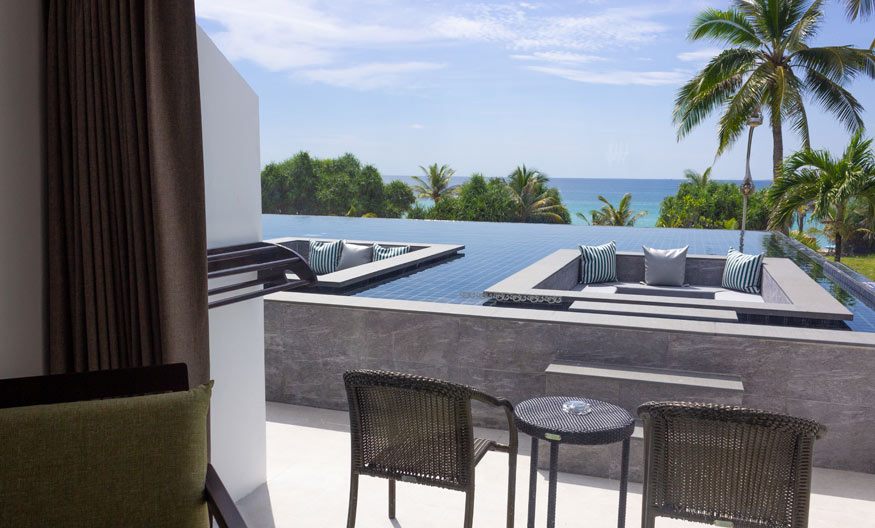 The ULTIMATE Sea View resort experience with Sunken Lounges and Shallow Infinity Terrace Pools